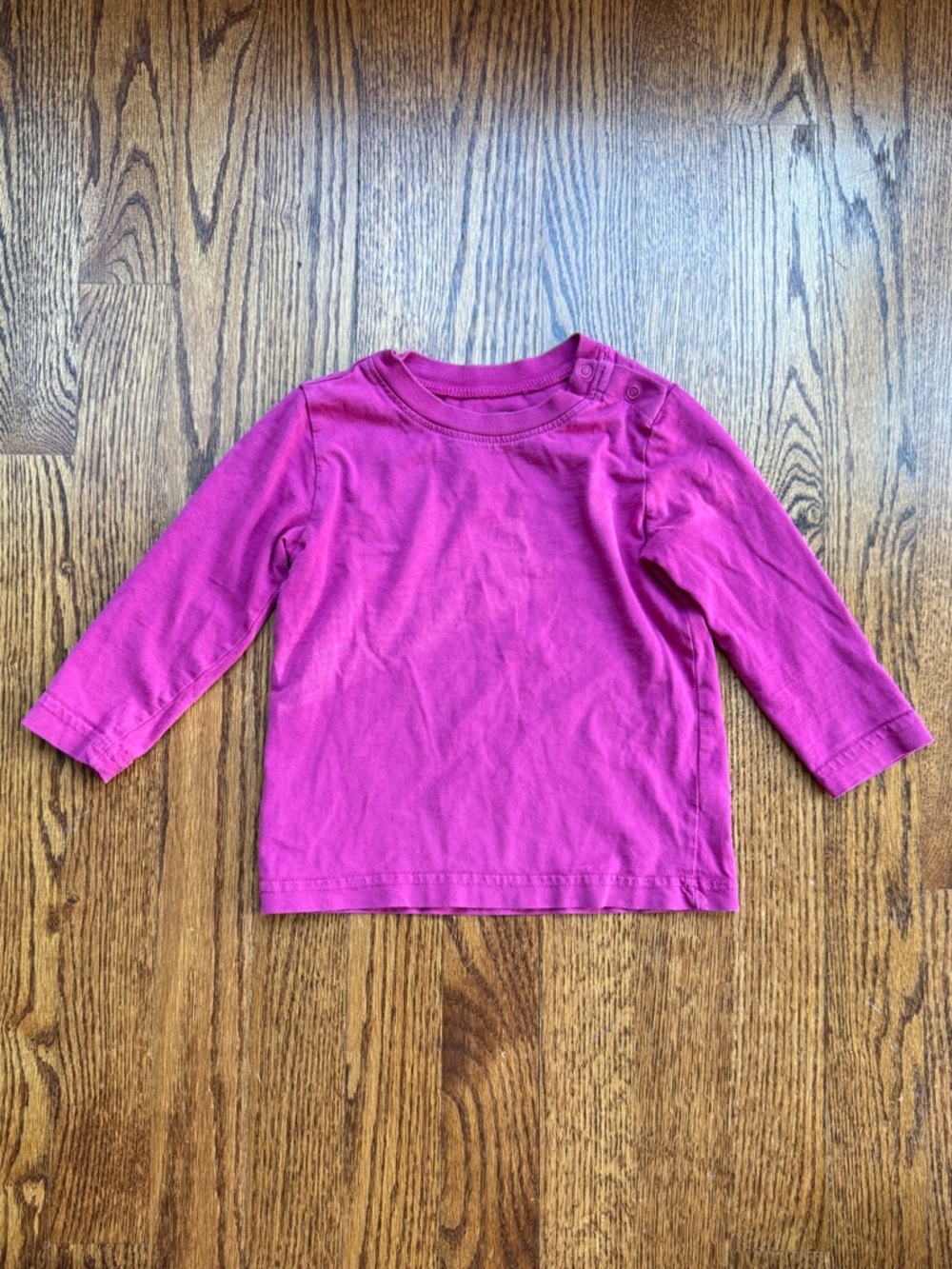 Primary Pink Long Sleeve 12-18 Months